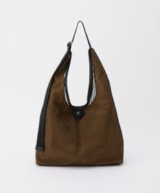 russet ≪A4サイズ収納可能≫メッシュホーボーバッグ(CE-1749)