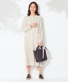 ANY 【洗える】ライトリネンクロス ワンピース