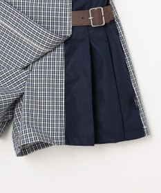 組曲 KIDS 【110-140㎝】 チェックプリーツ キュロット
