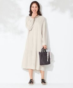 ANY 【洗える】ライトリネンクロス ワンピース