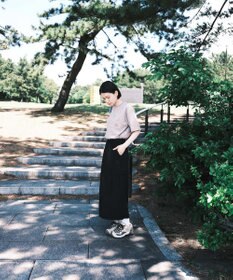 SHARE PARK LADIES 【撥水・UVカット・ストレッチ・軽量 】ナイロンカーゴスカート（S・Mサイズ）