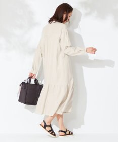 ANY 【洗える】ライトリネンクロス ワンピース