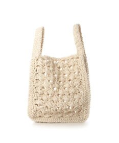 UNBILLION cachecache 柄編みショッパーミニトート