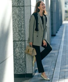 23区 S 【SLOW/一部店舗限定】シアーリブ ボートネックニット