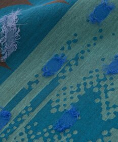 POLS コットン・キュプラ MIXTURE　フサスカーフ