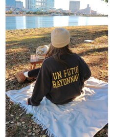 Green Parks バックロゴプリントスウェット