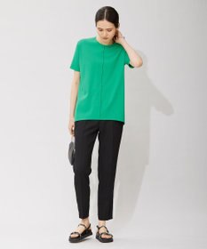 ICB 【接触冷感・UVケア・速乾・洗える】FluidBackSatin ドロストパンツ