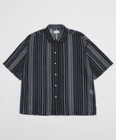 WEGO ストライプメッシュBIGシャツ（SS）