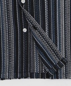 WEGO ストライプメッシュBIGシャツ（SS）