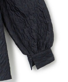 23区 S 【洗える】エクラジャカード ペプラム ブラウス