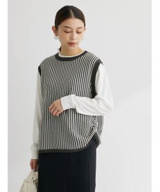 Green Parks ストライプドロストベスト