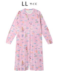 tsumori chisato SLEEP ツモリチサト ルームウエア ネグリジェ 綿100%(本体) 長袖 ロング丈 ロンパース ラグランスリーブ レディース UNX502 /ワコール
