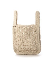 UNBILLION cachecache 柄編みショッパーミニトート