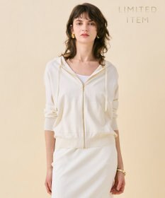 BEIGE， 【WEB限定・洗える】MONSTERA / フーデットニット