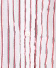 J.PRESS MEN 【WEB・一部店舗限定】ドビーマルチストライプ バンドカラーシャツ