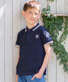 J.PRESS KIDS 【110-130cm】カノコ 半袖ポロシャツ