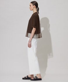 ICB 【接触冷感・UVカット・透け防止・吸水速乾・洗える】 シェルタリングドライオックス ワイドパンツ