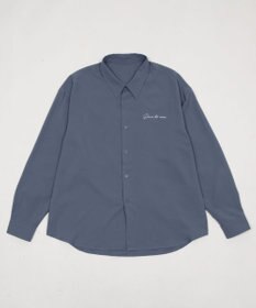 WEGO ワンポイントルーズシャツ（LS）