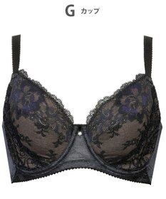 Wing ブラジャー Wing Lesiage バストを小さく見せる 脇すっきり フルカップブラ 【6000シリーズ】 小さく見せるブラ PB6001 ウイング／ワコール