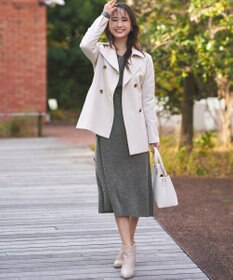 ANY SIS 【洗える】クロスレイヤードニット ワンピース