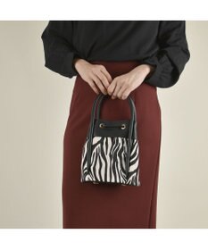 LA BAGAGERIE カウヘアー2WAYバケットバッグ