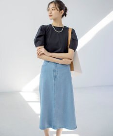 組曲 GIZAコットンタックスリーブ Tシャツ