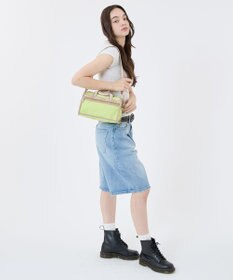 LeSportsac MINI DUFFEL CROSSBODY/スペクテイターライム/ボーン