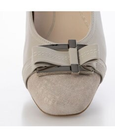 Riz raffinee 【3E】バックルリボンモチーフパンプス