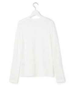 23区 L 【SLOW/一部店舗限定】リンクルレース シアー カットソー