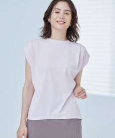 組曲 L 【UVケア・接触冷感】GIZAプレーティング天竺フレンチスリーブ Tシャツ