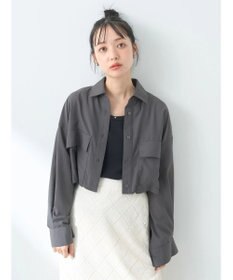 earth music&ecology ビッグポケットショートシャツ