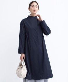 組曲 L 【WEB限定】コットンライクツイル スタンドネックコート