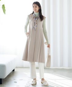 Tiaclasse 【洗える】ジレワンピース