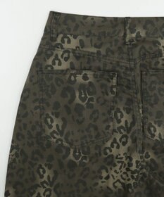 WEGO レオパードワイドストレートパンツ