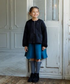 組曲 KIDS 【150-160㎝】ハートキルトジャガード アウター