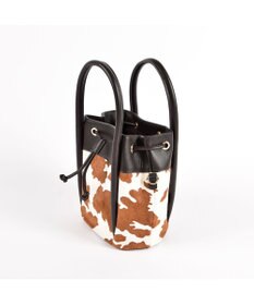 LA BAGAGERIE カウヘアー2WAYバケットバッグ