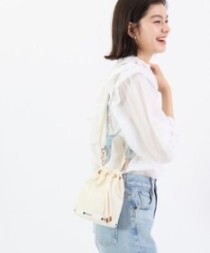 LeSportsac DRAWSTRING BUCKET XBODY/サンドヴォヤージュ