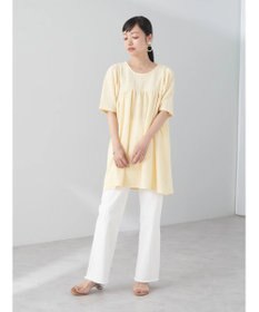 earth music&ecology ジャガードギャザーチュニック