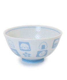 Mother garden しろたん ごはん粒がくっつきにくい ご飯茶碗  【小】 《顔ぼん柄/しろたん＆らっこいぬ柄》 単品