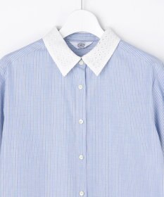 J.PRESS LADIES 【WEB限定カラーあり・2way】エステネージュ TYPEWRITER STRIPE シャツ