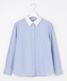 J.PRESS LADIES 【WEB限定カラーあり・2way】エステネージュ TYPEWRITER STRIPE シャツ