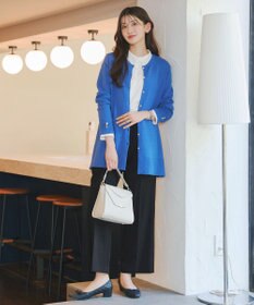 Tiaclasse 【2点セット】ニットベスト＋起毛シャツ