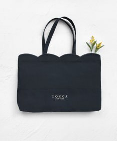 TOCCA 【A4サイズ対応】DEAR EMILY SUBBAG サブバッグ ネイビー系