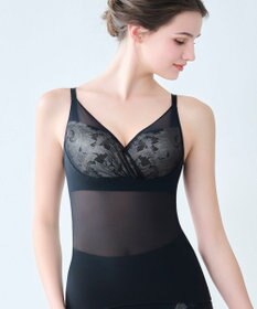 BRADELIS New York 【BRADELIS NewYork peace/接触冷感 ノンワイヤー】綿さらタッチ!ナチュラルフィットブラキャミ25 ブラデリス 補正 下着 カップ付き ブラトップ キャミソール