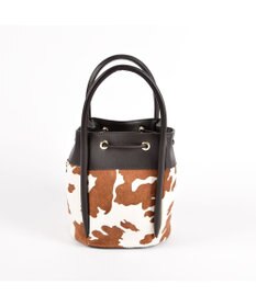 LA BAGAGERIE カウヘアー2WAYバケットバッグ