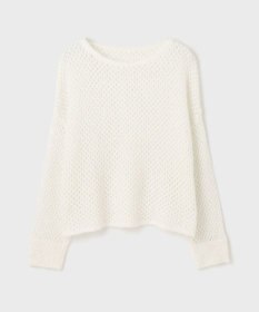 GRACE CONTINENTAL スパンメッシュニットトップ