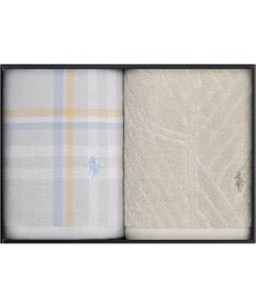 PRESENTERS ROOM POLO RALPH LAUREN HOME(ポロ ラルフ ローレン ホーム) / ESTELLA PLAID ハンドタオルギフトセット(NEUTRAL)