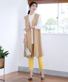 Tiaclasse 【洗える】ジレワンピース