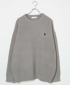 WEGO U.S. POLO ASSN.|別注畔編みニットプルオーバー
