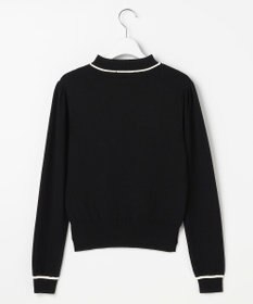 Feroux リボン刺繍ダイア柄 ニット